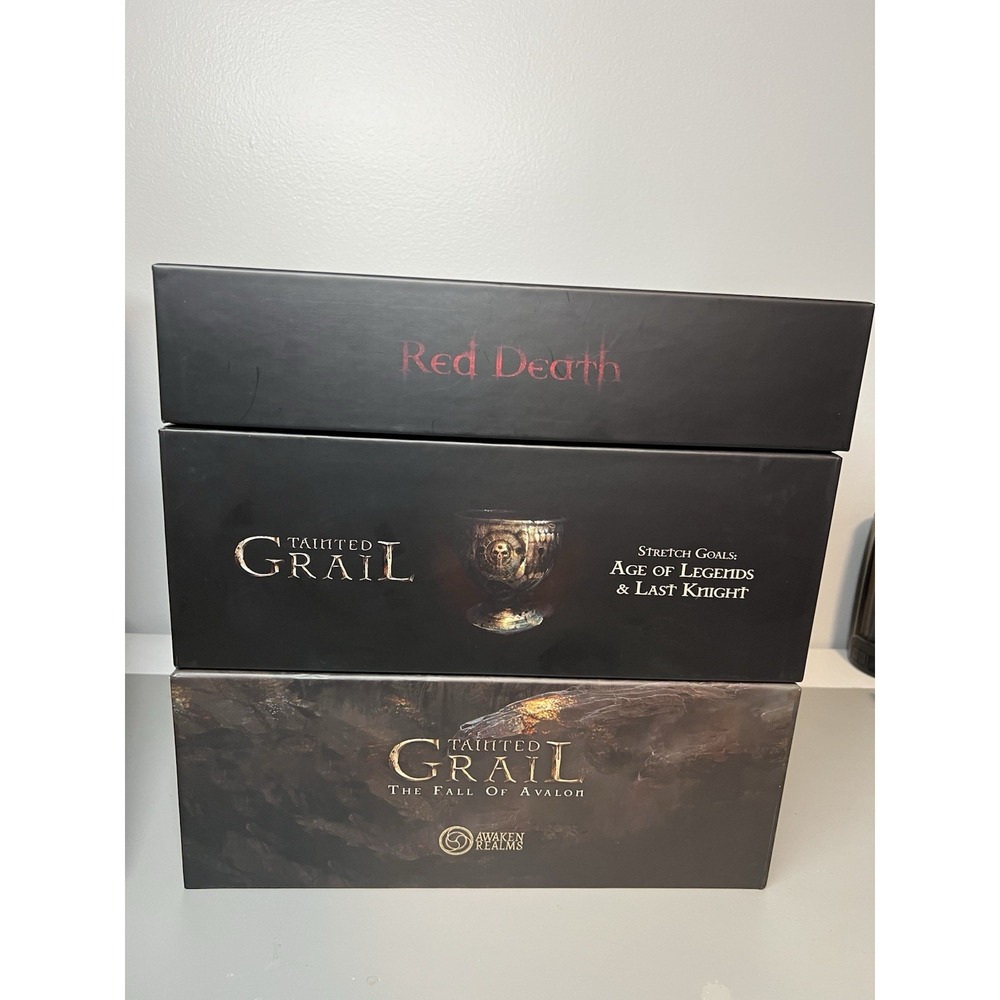 Tainted Grail Fall of Avalon + Age of Legends Last Knight + Red Death